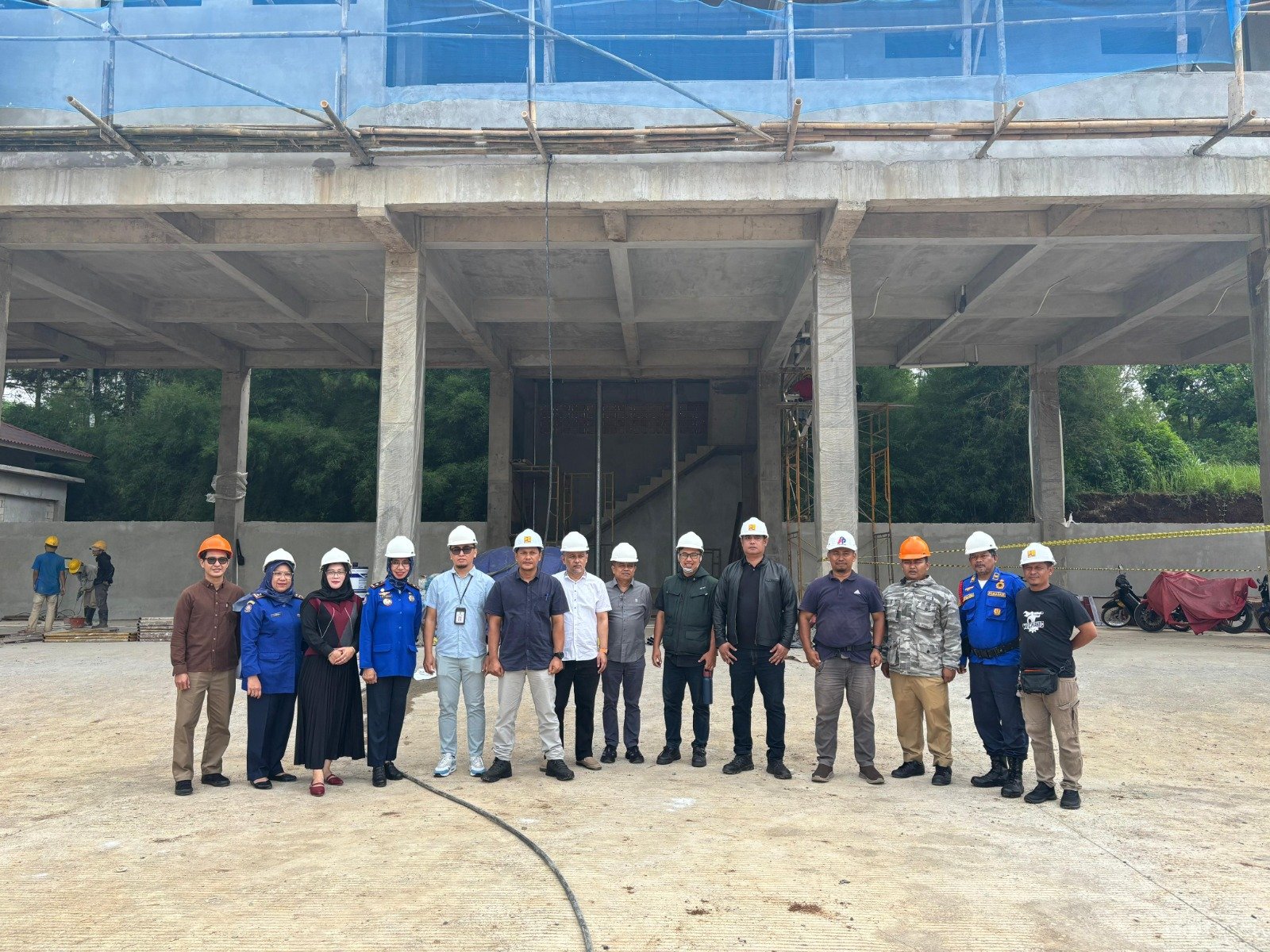 Pengawasan Pembangunan Gedung Damkar Dinas Pemadam Kebakaran